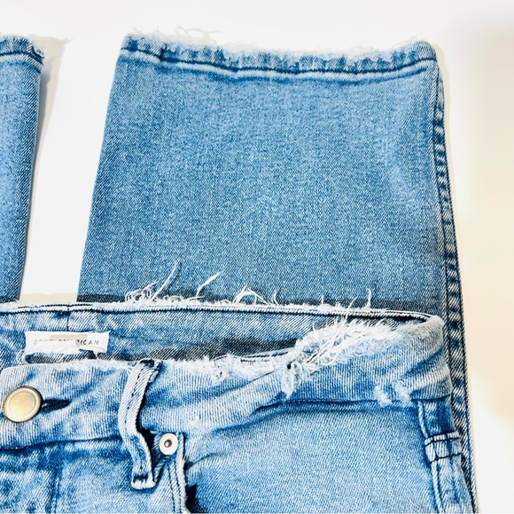 Good American jeans Straight Leg jeans medium wash high rise women size 14 - Picture 5 of 12